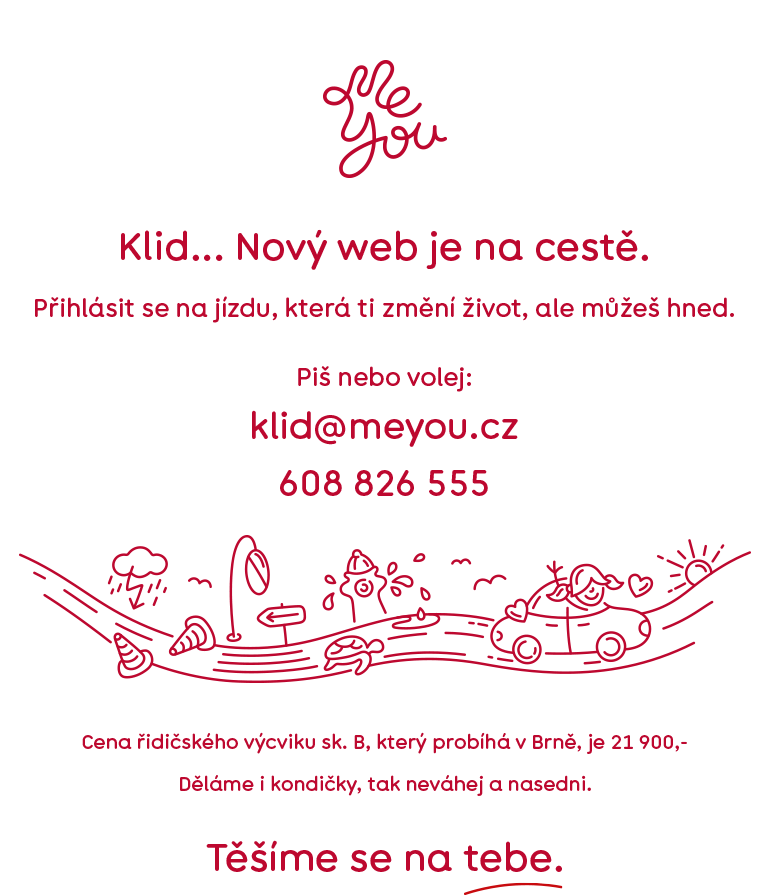 MeYou - Nový web je na cestě